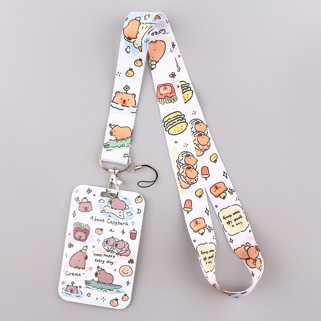 Credential Holder Pink Ribbon Lanyards for Keys Neck Strap For Card Badge Gym Keyring Nurse Accessories