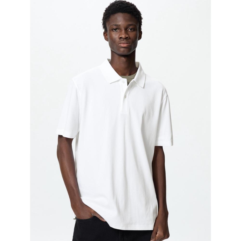 Uniqlo Airism Cotton Pique Polo Shirt