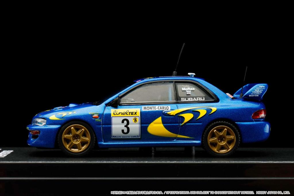 HobbyJAPAN Scale Subaru Impreza WRC 1997 1/64 #3 (Monte Carlo)