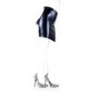 Faux Leather Women Exposed Ass Bondage Skirt Dress Intimate Sex Toy Couple Game