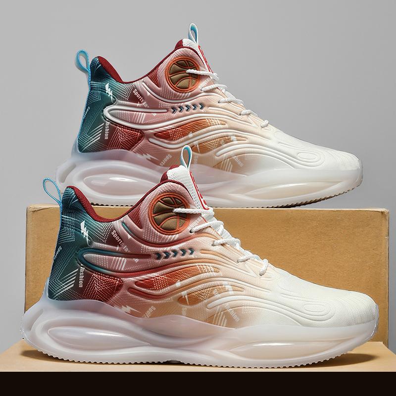 

Модные мужские баскетбольные кроссовки с амортизацией, дышащие, кроссовки для тренировок, спортивная обувь для спортсменов, повседневная нескользящая обувь, легкие кроссовки для активного отдыха 47