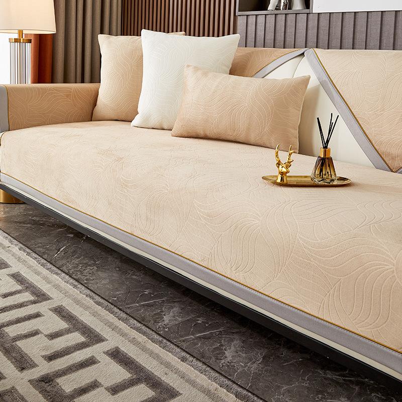 Light Luxury Sofa Seat Cushion Nordic Modern Sofa Cover Cloth Back Towel Four Seasons Universal Non-Slip Seat Cushion
