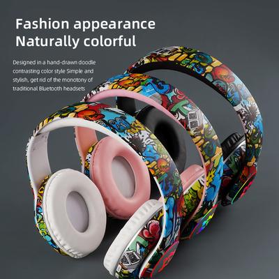Vaikams Bluetooth ausinės Belaidės ausinės Bluetooth ausinės ausinės Muzikinis žaidimas Ausinės Sulankstomos blykstės ausinės Dovana