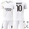 Set Maglia da Calcio Real Madrid Mbappe Bianco Edizione per i Tifosi Kit