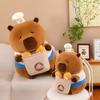 Baker Capybara Plush Toy Ugly Cute Kapibara Doll Chef Creative Doll Children's Gift Pillow Girl