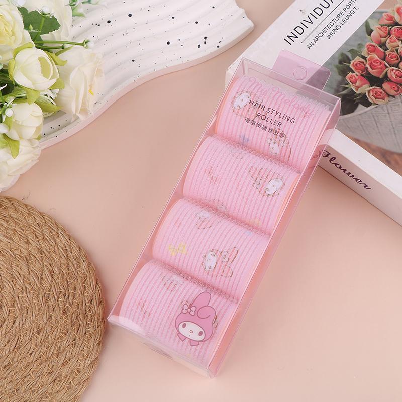 4 комплекта милых удобных плойок для завивки волос с французской челкой, вьющиеся аксессуары для волос розовый