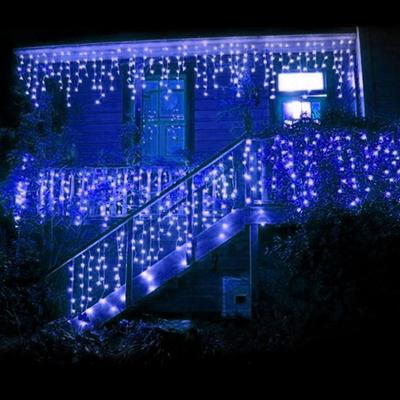 Garland LED String Christmas Light Outdoor LED Lighting Garden Street Wall Lamp Drooping 0.4-0.6m Icicle String Light With US Or EU Plug