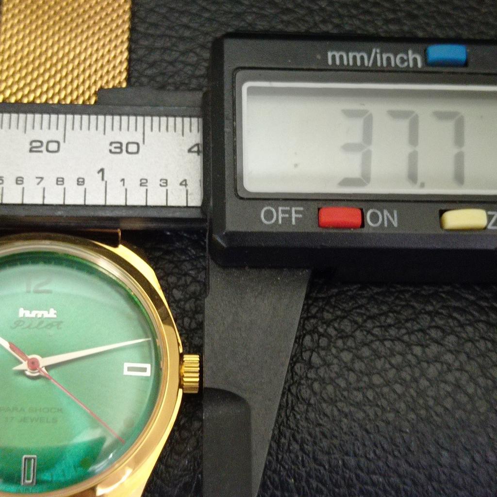 HMT PILOT VINTAGE COR VERDE RELÓGIO MASCULINO INDIANO DE CORDA MANUAL a702081-5