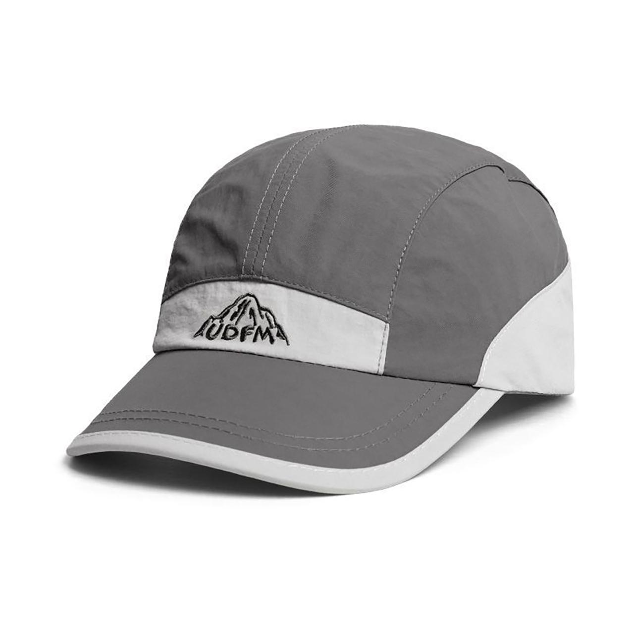 

New Summer Quick Drying Baseball Cap for Men Women Fashion Embroidery Patchwork Sport Fishing Cap Adjustable Thin Couple Sun Hat Adjustable сірий
