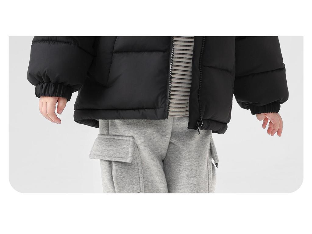 2025 Herbst/Winter Europäische Jungen Baumwoll-Steppjacke - Neuer Stil für Kleinkinder und Kinder