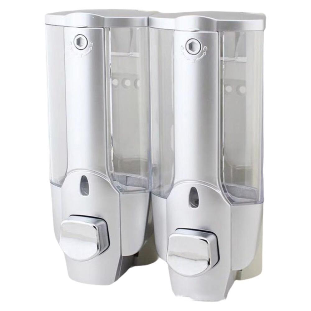 ABS Wall-mounted Liquid Dispenser Manual Operation Shower Dispenser Press Soap Organizer  Office