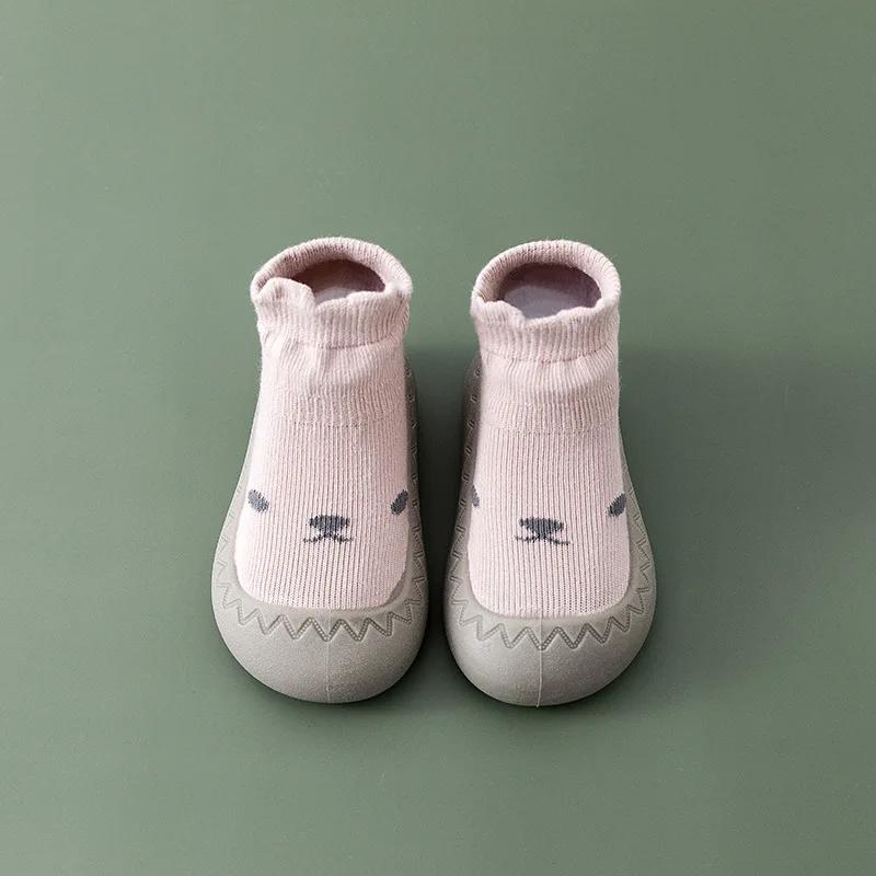 New Baby Socks Shoes Infant Color Matching Cute Kids Boys Shoes Doll Soft Soled Child Floor Sneaker First Walkers Toddler Girls