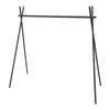 Hanging Shelf Black Tripod Structure Folding Hanging Rack with Storage Bag for Outdoor Camping Traveling Picnic