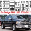 Car Accessories Window Lift Button Cover Dashboard Sides Air Vent Trim Gear Shift Panel Sticker For Dodge RAM 1500 2009-2012
