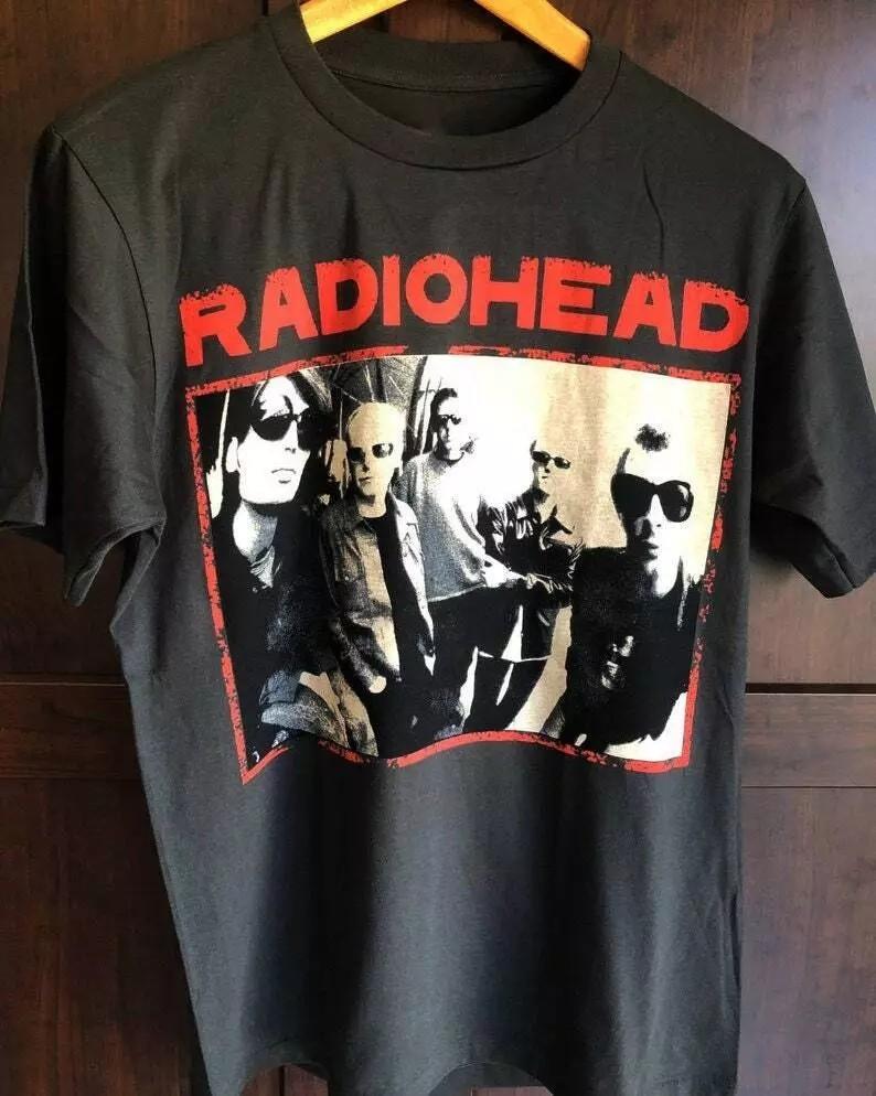 Radiohead Shirt, Radiohead Tour Black Short Sleeve unisex T shirt S-5XL