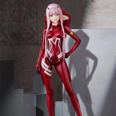 Figurine Darling in the Franxx Zero Two de 24 cm, figurine articulée, statue de dessin animé, jouet de collection, décoration de bureau, poupée, cadeau