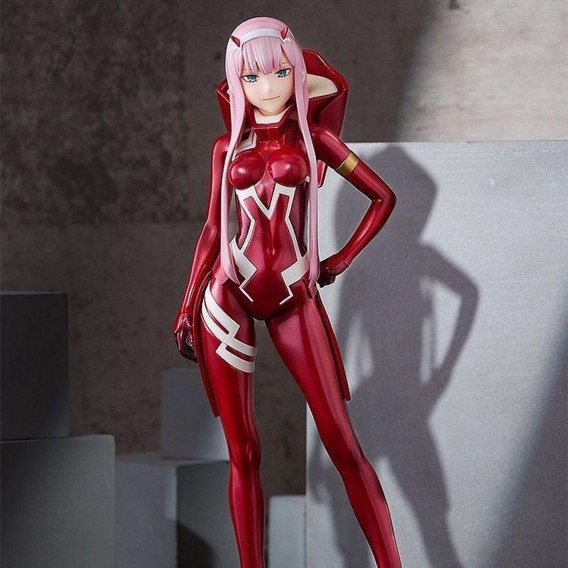 Darling In The Franxx Anime Figure Zero Two 24cm Action Figurine Cartoon Statue Collection Toys Desk Decoration Dolls Gifts