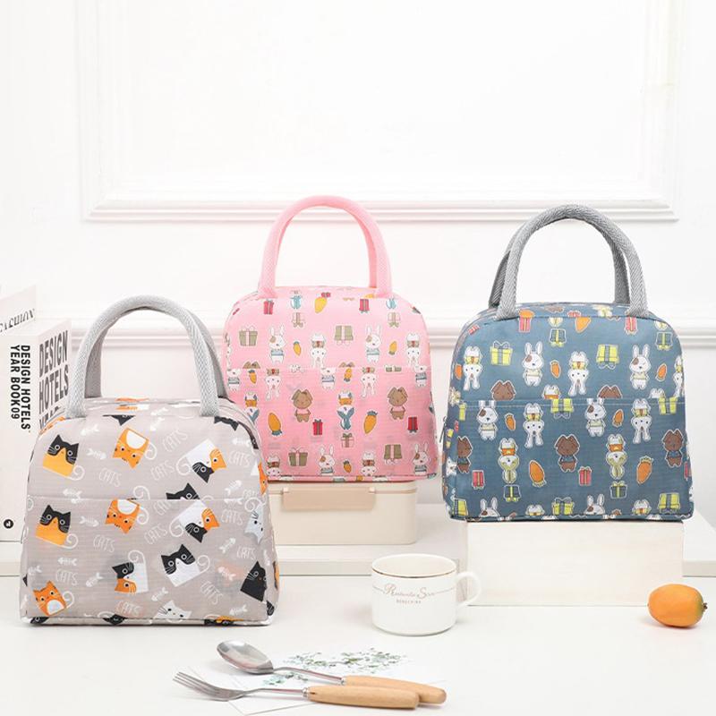 

Ізольована сумка для обіду для кемпінгу, пікніка Bento Cooler Bag Ice Pack Lunch Box as the picture