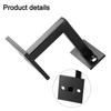 Hand Rail Support Black Handrail Bracket Home Decoration 2.6 Inches In Height Easy Installation Elegant Aesthetic