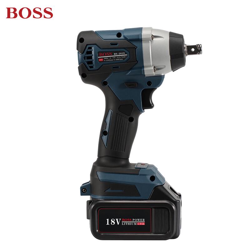 BOSS 18V Brushless Cordless Impact Wrench and Drill CN plug (adapter included)