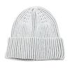 2025 Autumn and Winter New Winter Hat Blended Color Matching Vertical Striped Pullover Hat Men and Women Couples Knitted Hat