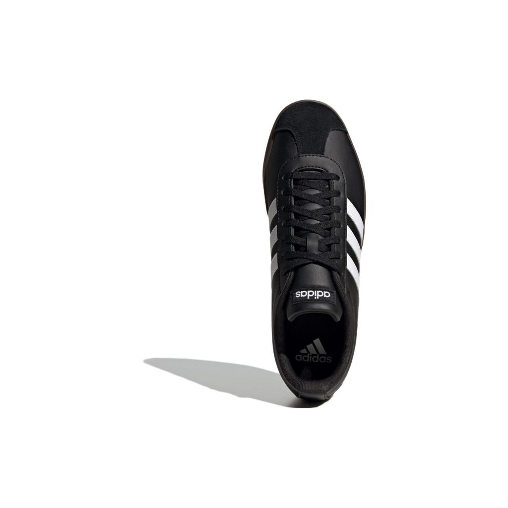 Adidas Vl Court Series Comfortable Versatile Low-Top Skate Shoes Unisex Sneakers Black ID3712