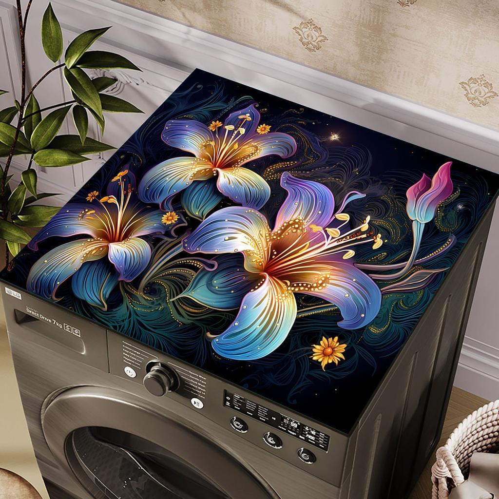 Diatomaceous Earth Washing Machine Cover, Absorbent, Dust-absorbing, Universal Cover, Sun-protective Cover, and Refrigerator Dustproof Mat