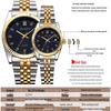 Wolis Waterproof Quartz Couple Watches - Elegant Men's and Ladies' Wristwatches
