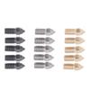 0.4mm 3D Printer Nozzle Kit Brass Hardened Steel Stainless Steel High Flow Extruder Nozzles for Nept