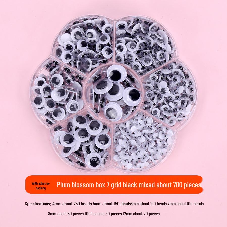 DIY Kindergarten Animal Eye Stickers – Plastic Fake Eyeballs for Craft Activities
