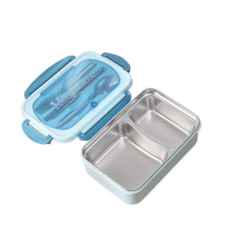 Compartment Insulated Lunch Box Microwave Oven 304 Stainless Steel Lunch Box Student Lunch Box for Girls At Work