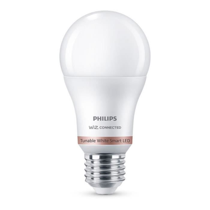 Ampoule Led Standard E27 8w 2.700k-6.500k 806lm Wifi Philips Wiz