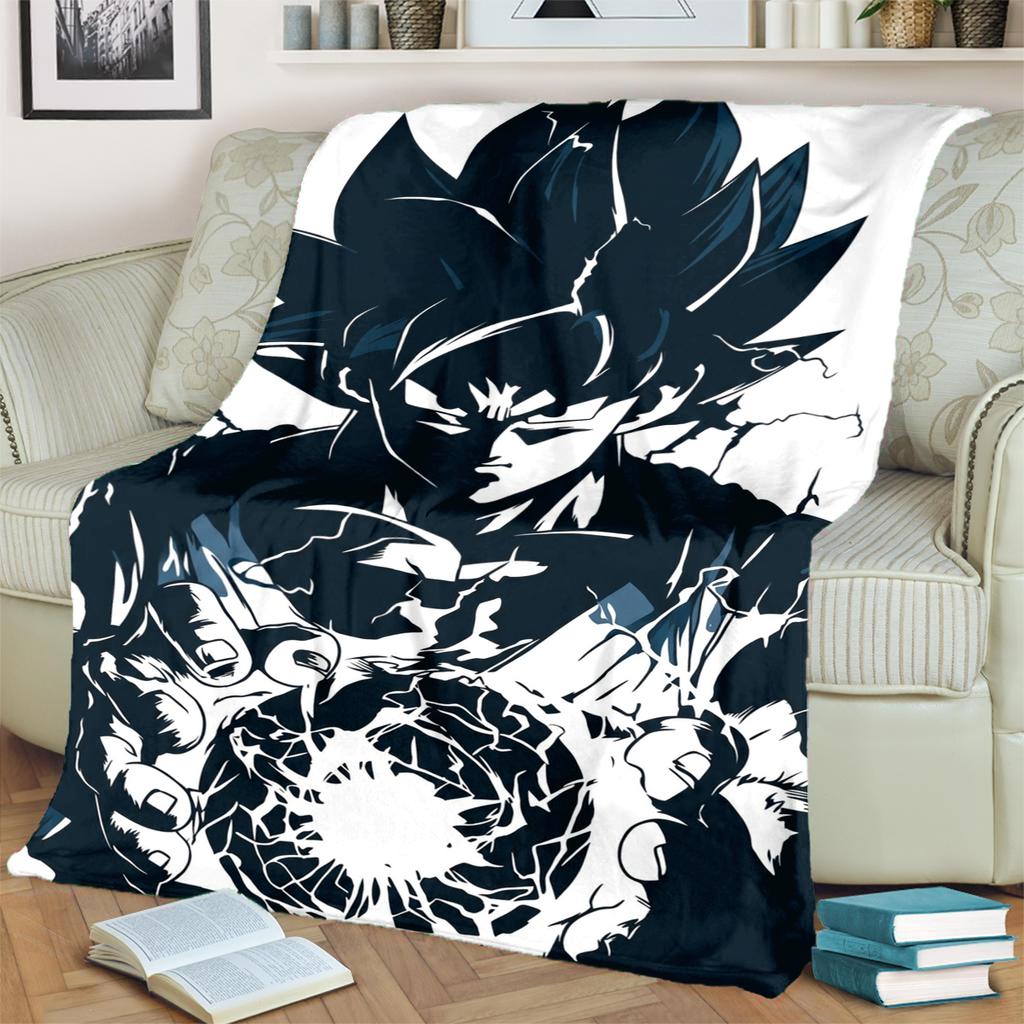 Dragon Ball! Flannel Blanket for Bedrooms, Sofas, Beds, Chairs, Picnics, Travel Warm and Cozy