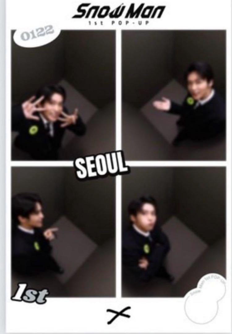 

[USED] SnowMan 1st POP-UP Photo Card