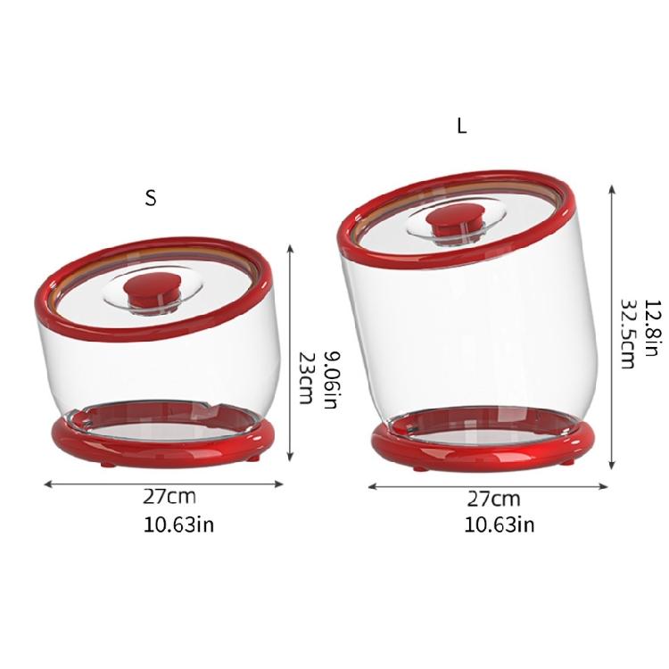 Modern Clear Cereal Dispenser Offering Hygienic Dry Food Preservation Solution
