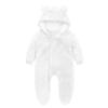 Infant Fleece-Lined Onesie For Baby Outings And Crawling Baby Romper