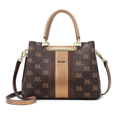 Women's Large Capacity Tote Bag, European and American Luxury Retro Handbag, Commuter Versatile One Shoulder Crossbody Bag