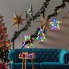 LYUBASA 3Pack Christmas Window Lights Decorations with Timer, Battery Powered Multicolor LED Sucker for Xmas Tree Fireplace Indoor Decor