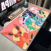 Mouse Pads Gaming Speed Mouse Pad Anime Pokemon Pikachu Kawaii Eevee Gamer Big Mouse Mat Keyboard Mousepad Computer Desk Mat Rug
