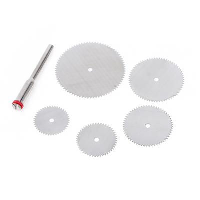 6 Teile/satz Edelstahl Scheibe Metall Trennscheibe Mit 1 Dorn Für Rotationswerkzeuge 16 18 22 25 32Mm Trennscheibe Handwerkzeuge