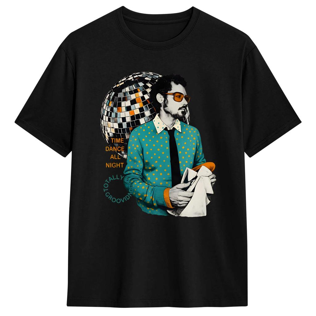 Men TShirt Vintage HS4 Album Music Harry Kiss All The Time Vintage Cotton Tee Shirt Short Sleeve T Shirt Round Neck Clothing