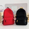 Schoolbag1011 New College Style Backpack Large Capacity Lightweight Letter Primary and Secondary School Students Simple Daily Commuter Backpack