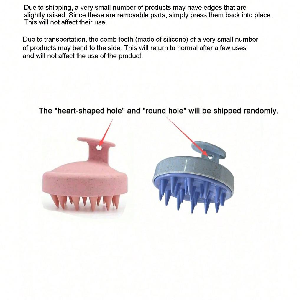 Soft Silicone Scalp Massage Brush, Multi-functional Hair Care Tool for Home, Travel and Salon