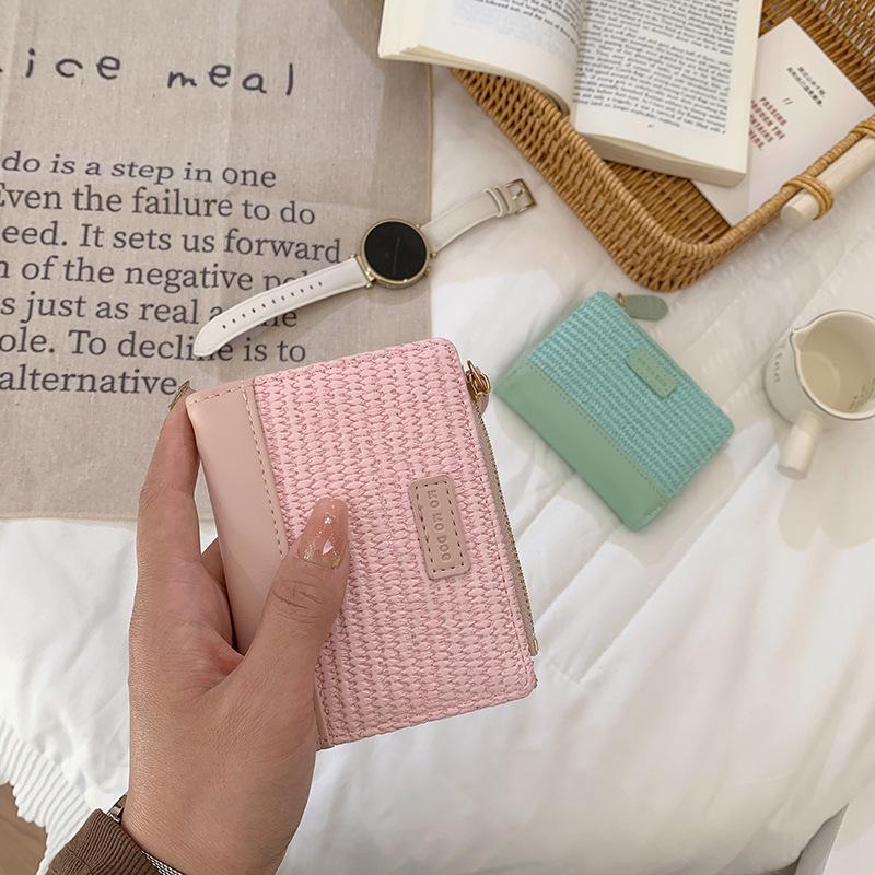 Ins Wallet Women's Simple Short Model New 20% Off Multi-function Women's Wallet Folding Wallet Short Clutch Bag