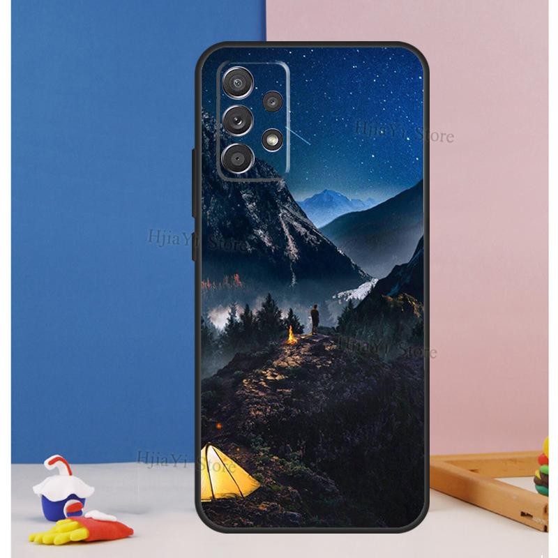 

Кемпинг Природа Гора Чехол для телефона Samsung Galaxy A52 A72 A32 A12 A10 A40 A50 A70 A21S A20e A11 A31 A41 A51 A71 Samsung A10