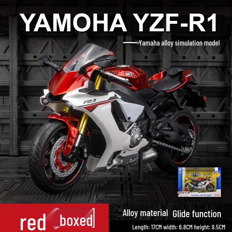 

Caipo Модель мотоцикла Yamaha YZF R1 Rally Игрушка Украшение