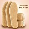 One Pairs Winter Fleece-Lined Thick Warm Plush Insoles for Men and Women Cold-Proof Breathable Deodorant Foot Warmers