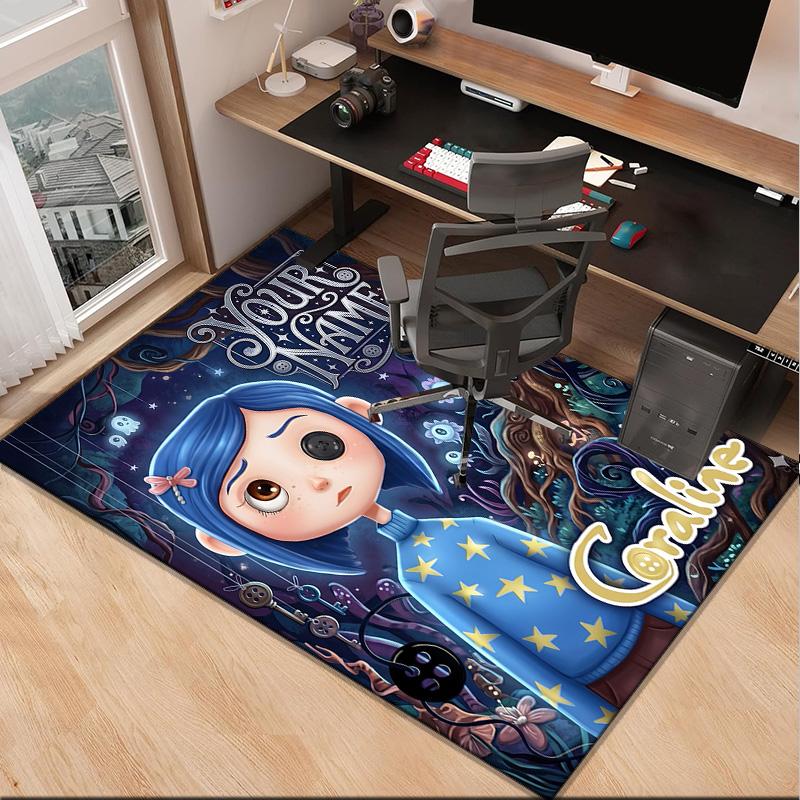 Custom NameNighttime Adventure Doll Carpet, Indoor Rug, Chair Rug, Living Rooms, Doormat Made From Polyester Home Decor Birthday Christmas Gifts