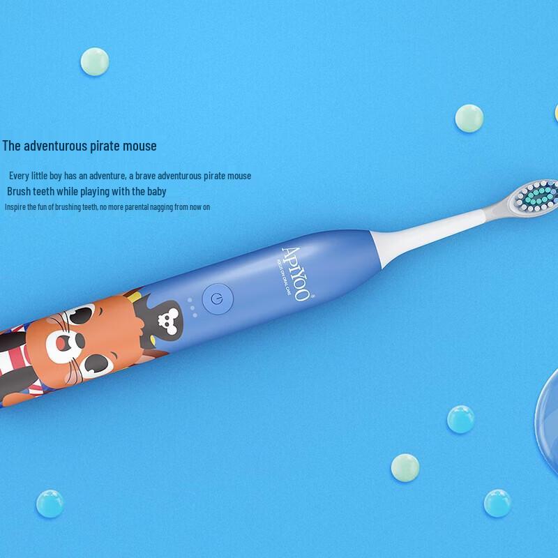 ApiYoo A7 Kids Sonic Electric Toothbrush CN plug (adapter included)