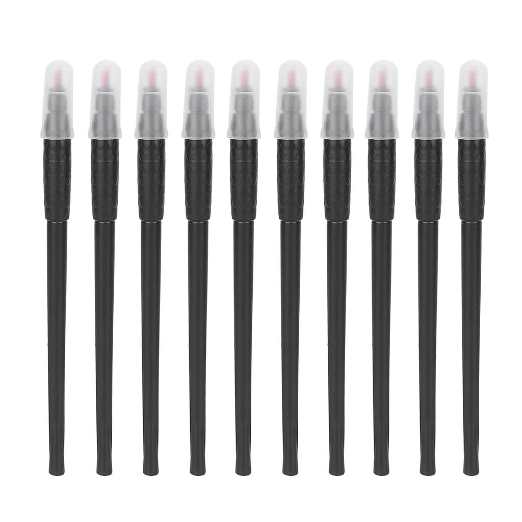 10pcs 12F Microblading Pen Home Salon Ergonomic Disposable Manual Eyebrow Eyeliner Lips Tattoo Pen